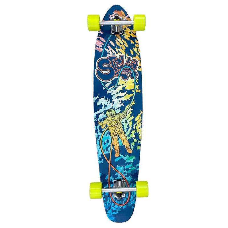 Stella Deep Sea Diver 42 Kicktail Longboard Complete