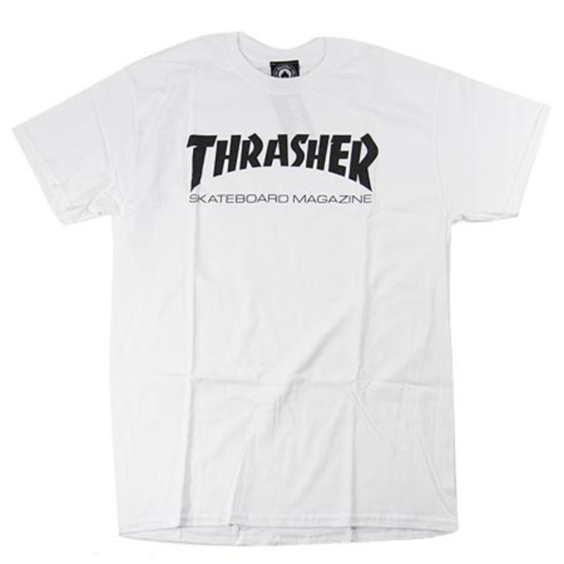 Thrasher Magazine Skate Mag T Shirt White/ Black Small