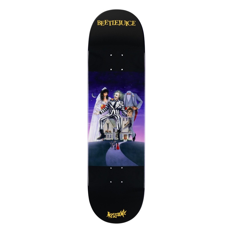 WELCOME X BEETLEJUICE SHOWTIME 9″ SKATEBOARD DECK