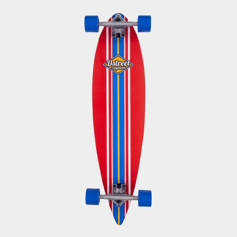 D Street Pintail Ocean Longboard 35″ – Red