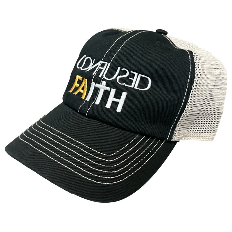Fucking Awesome Confused Faith Trucker Snap-Back Hat Black One Size Fits All