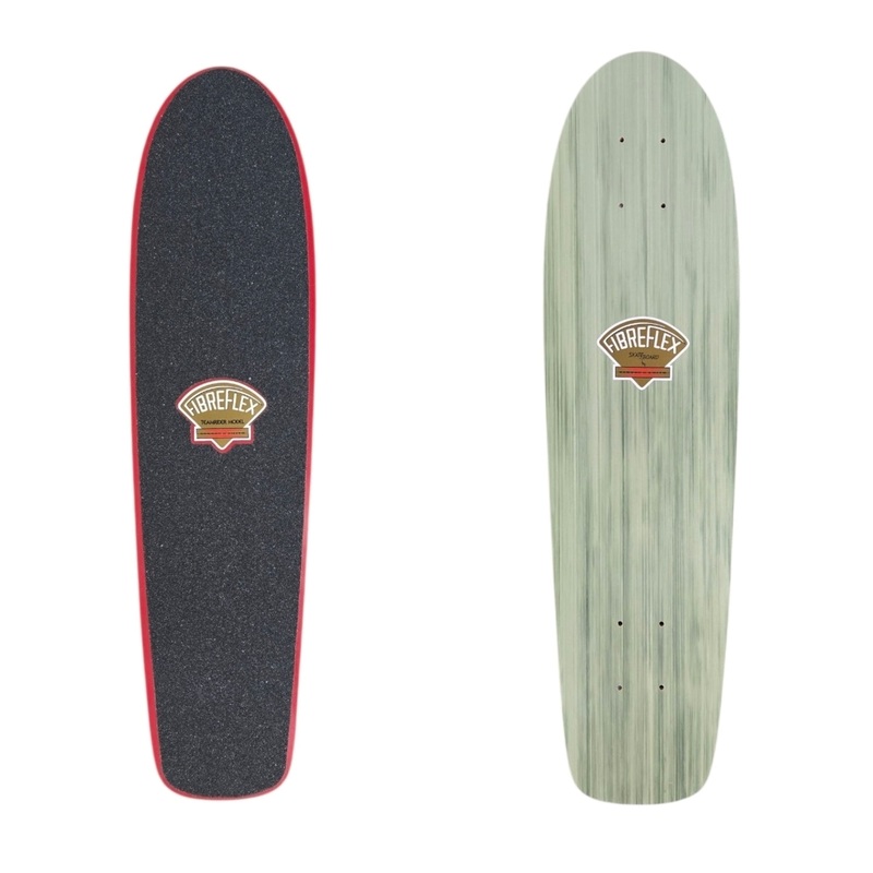G&S Gordon and Smith Fibreflex TEAMRIDER – GREEN ABSTRACT (RED TOP)