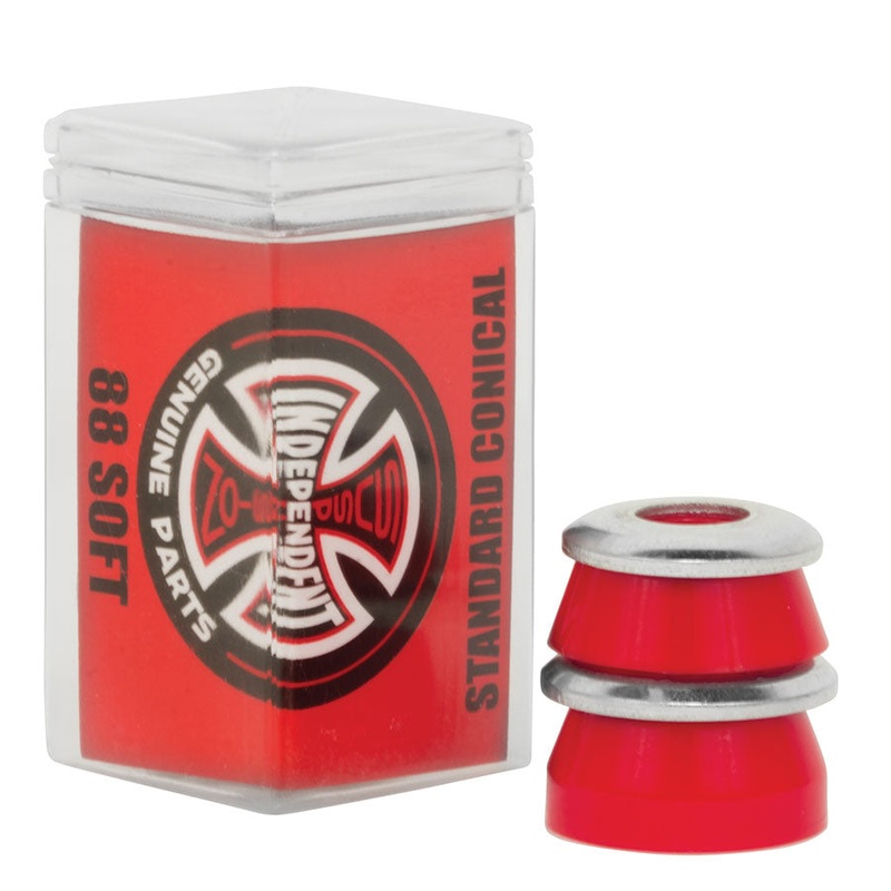 Independent Genuine Parts Standard Conical (88a) Cushions Soft Red 88a Red