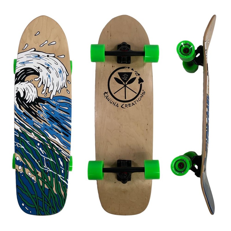 Kahuna Creations Pokole Hydro 33″ Cruiser Longboard Complete