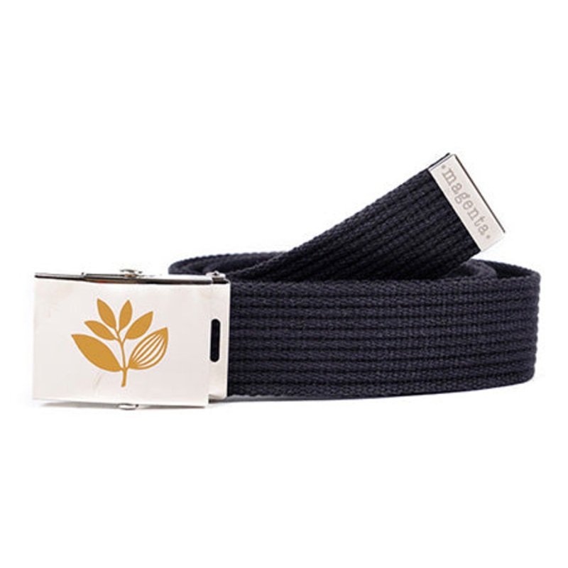 Magenta Plant Buckle Up Belt Black One size fits all