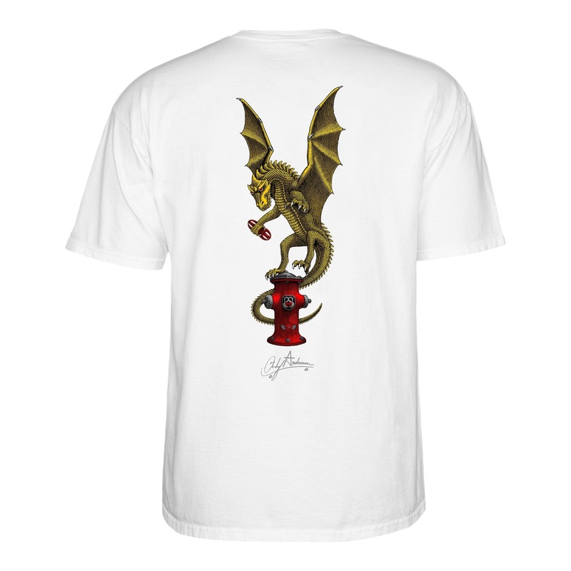 Powell Peralta Andy Anderson Vajra T-Shirt White S