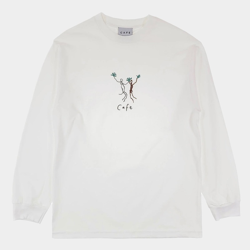 Skateboard Cafe – Unity Long Sleeve T Shirt – White S