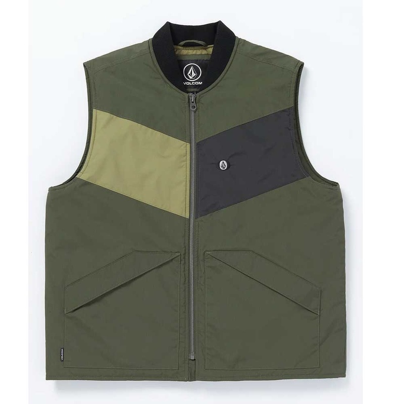 Volcom Prysmer Vest – Squadron Green Medium Squadron Green