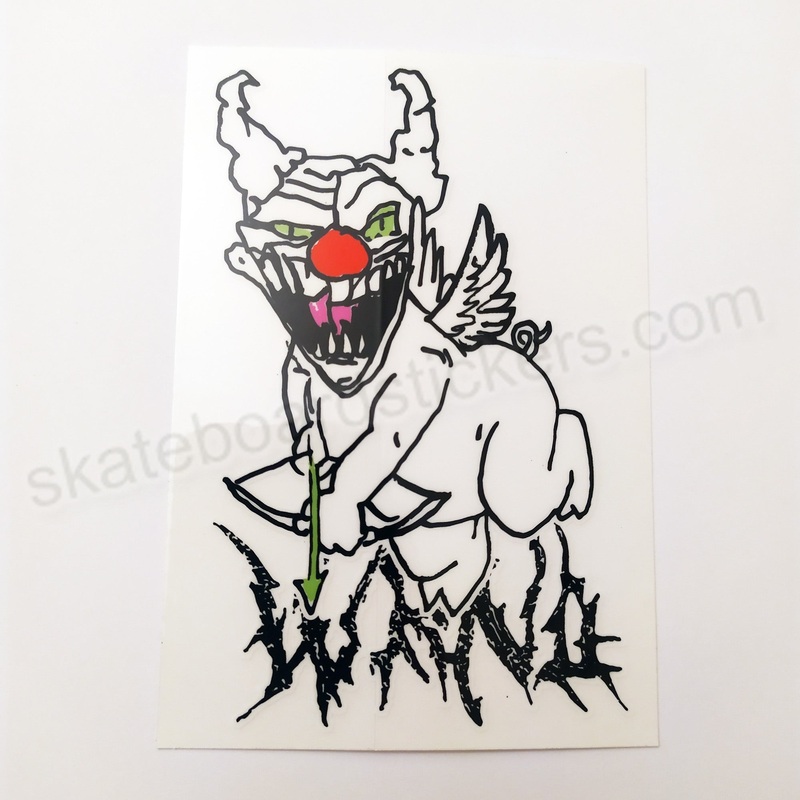 WKND Skateboards Sticker – 11 cm x 7.5 cm approx