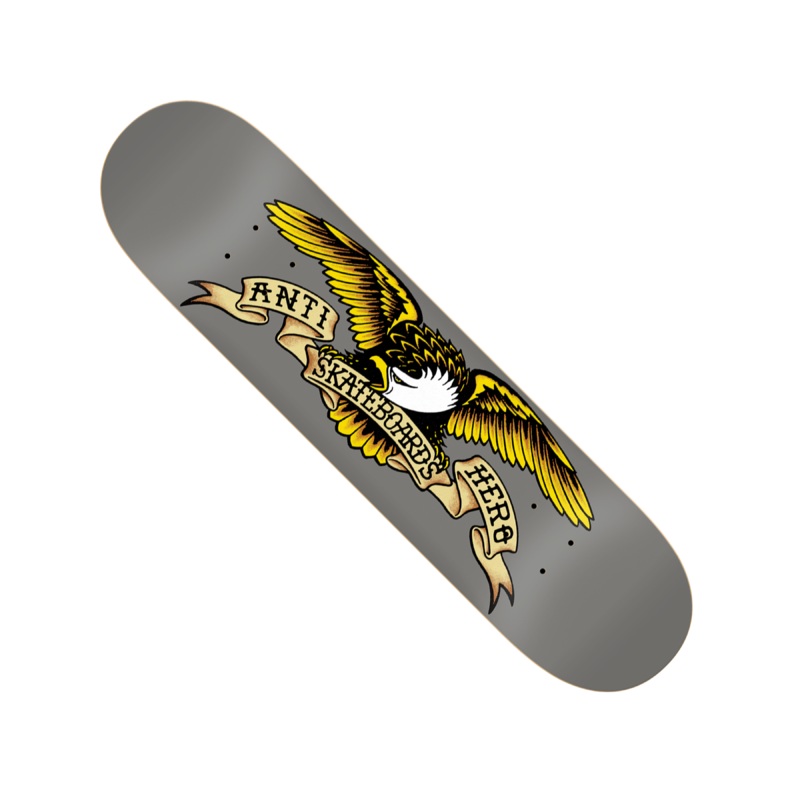 Anti Hero “Eagle – Grey” Deck – 8.25