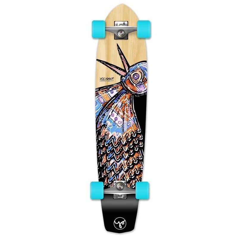Bird Natural 36″ Slimkick Longboard from Punked – Complete Complete