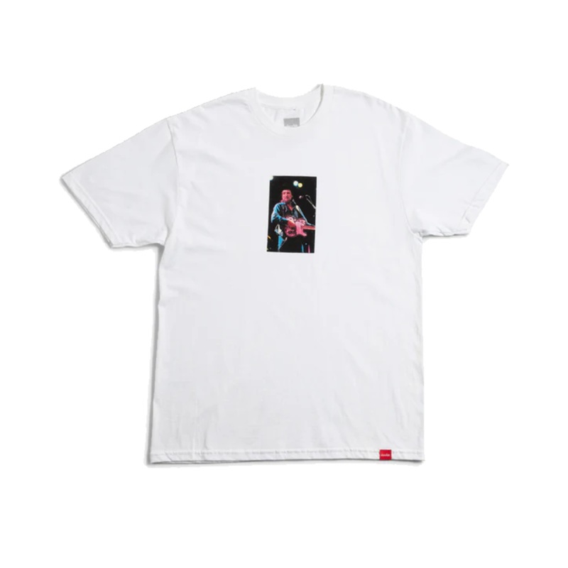 Chocolate X Waylon Jennings “Live” Tee – ( White ) Small