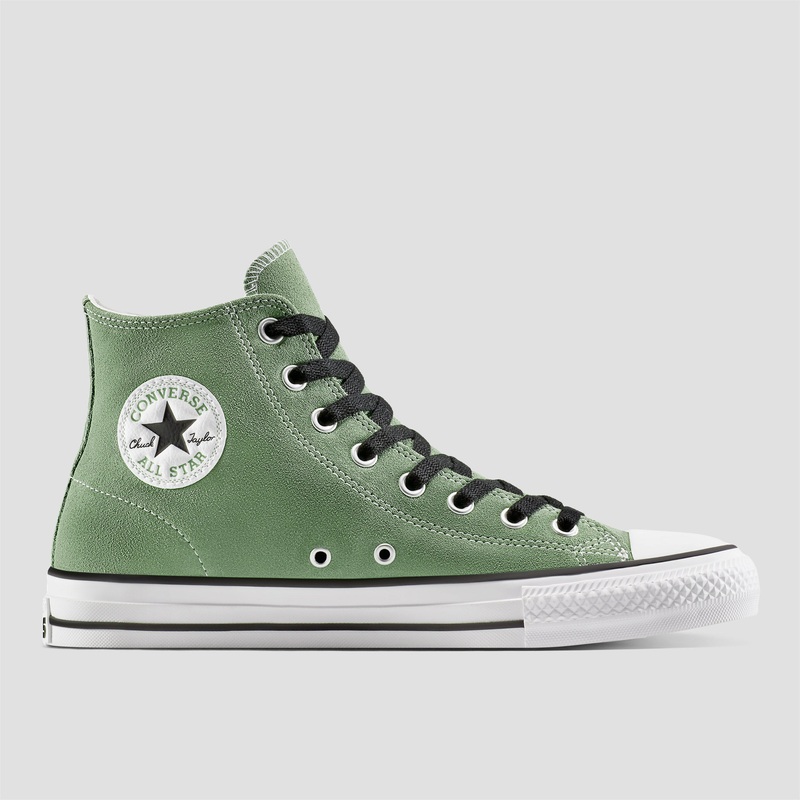 Converse CTAS Pro Hi Skate Shoes Foothill Green / Black / White UK7