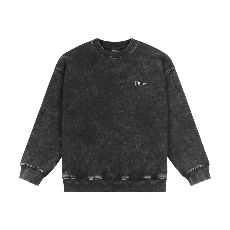 Dime French Terry Crewneck Faded Black M