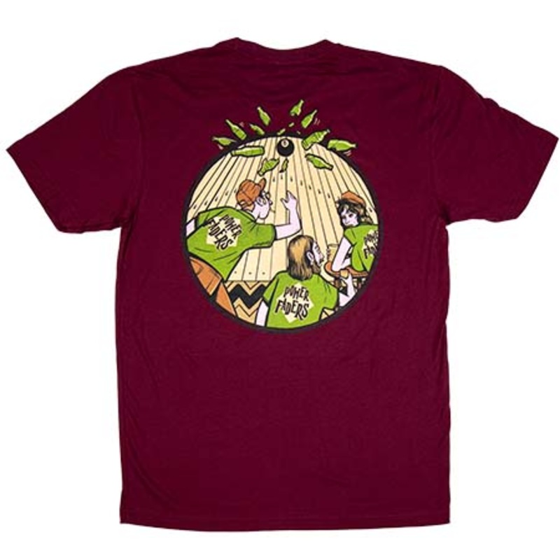 Dirts Win Power Fader T Shirt Maroon Small