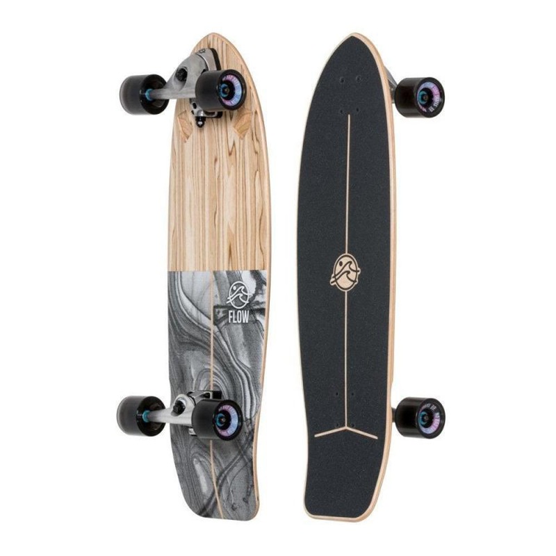 Flow Swell 33″ Kicktail Longboard Complete