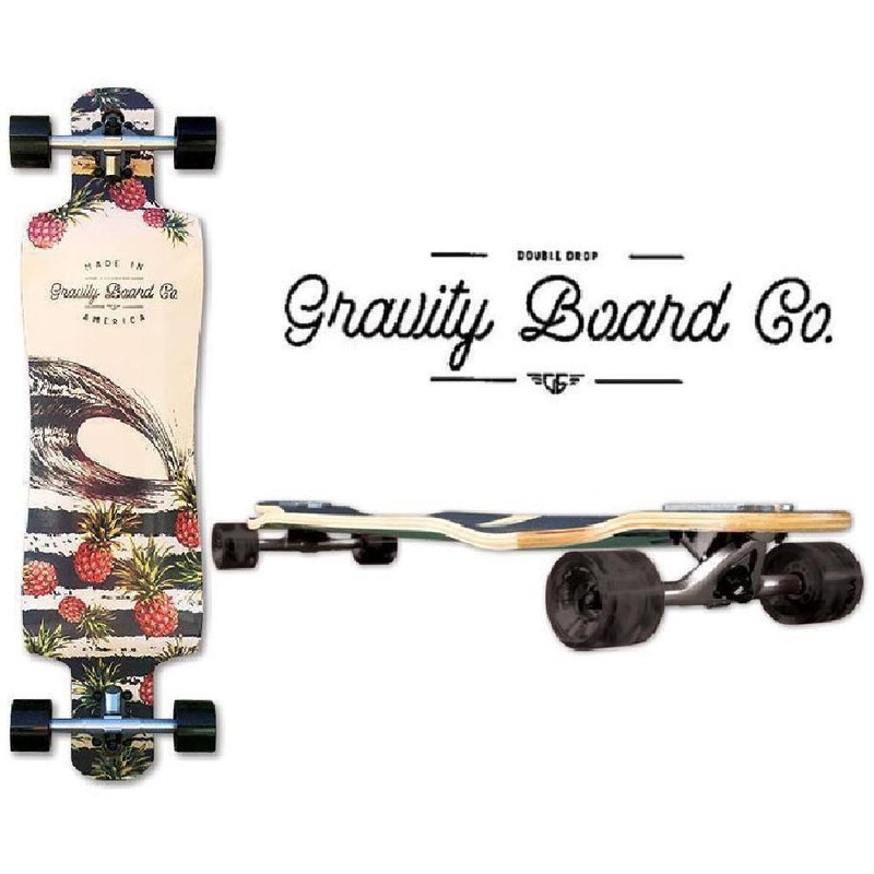 Gravity Double Drop Pineapple Express 38″ Longboard Complete