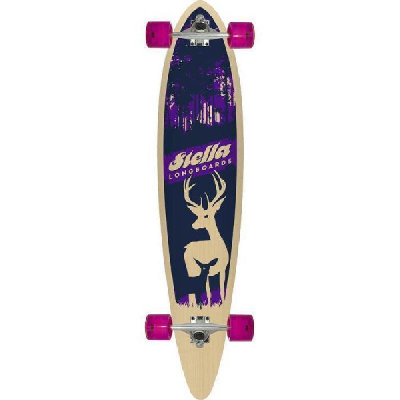 Pintail Longboard Deer Stella Skateboard 46″ – Complete Complete