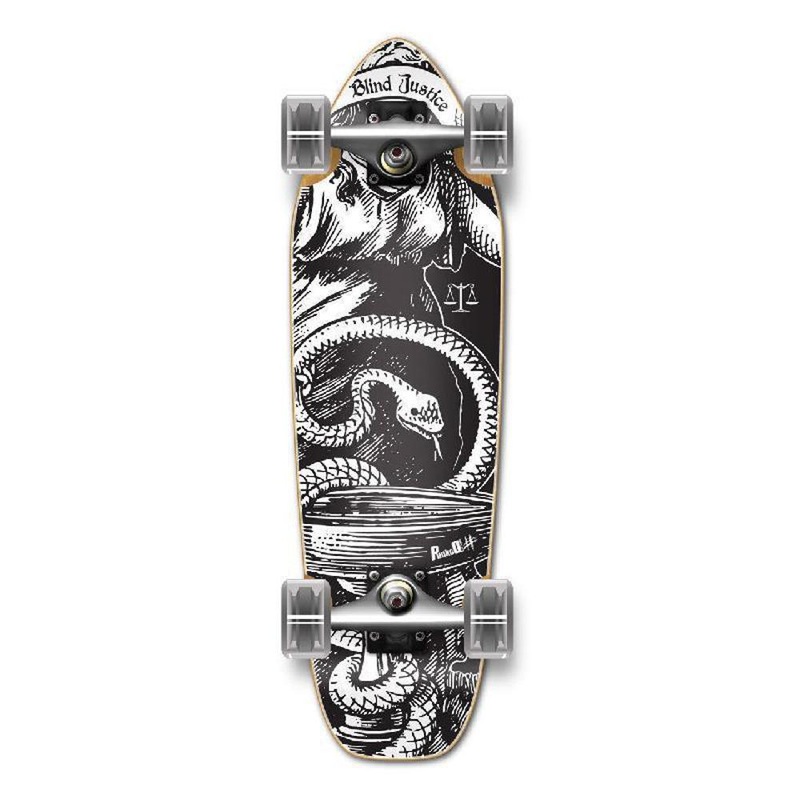 Punked Mini Cruiser Black Blind Justice Complete Complete