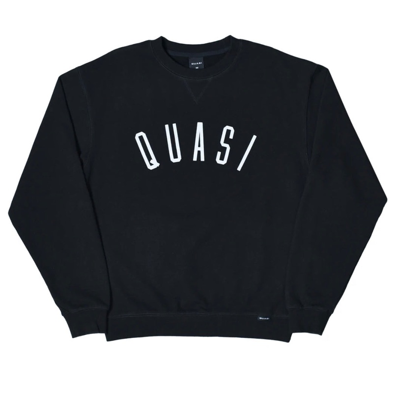 Quasi Poster Crew Sweat [Black] S
