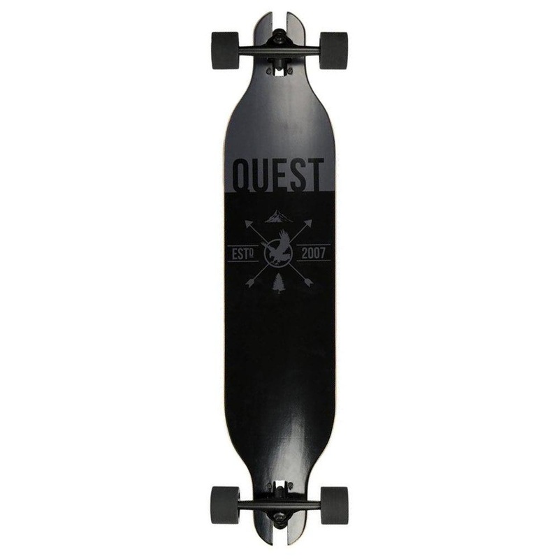 Quest Best Night Hawk 41″ Slot Through Longboard Complete