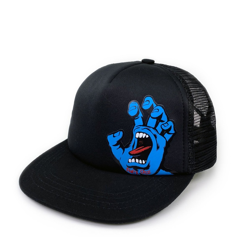Santa Cruz Youth Screaming Hand Cap – Black