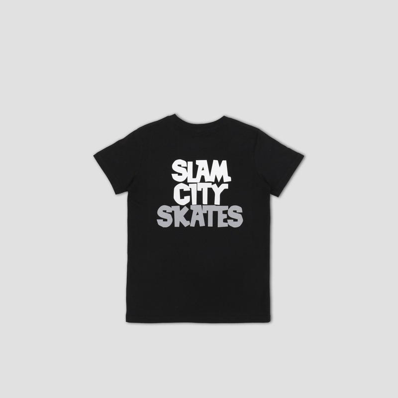 Slam City Classic Scale Logo Kids T-Shirt Black 2/3 Years