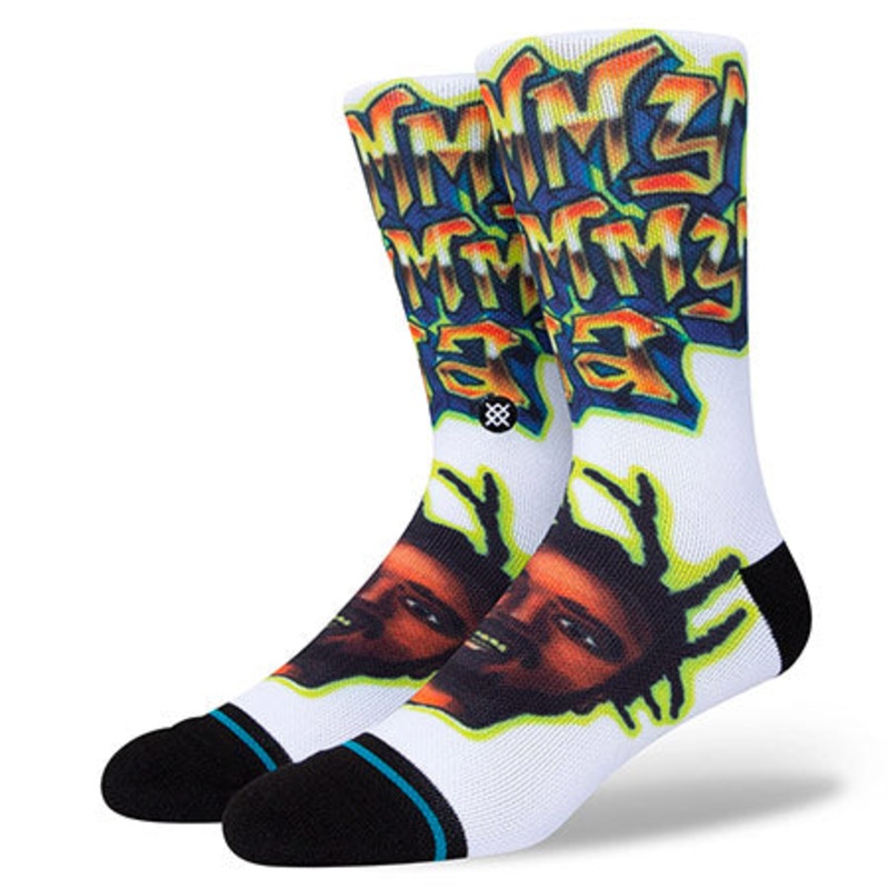 Stance Shimmy Shimmy Ya Crew Socks White Large