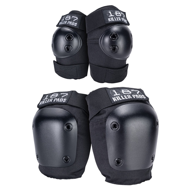 187 Killer Pads Combo Knee & Elbow Pad Set (Black) XS