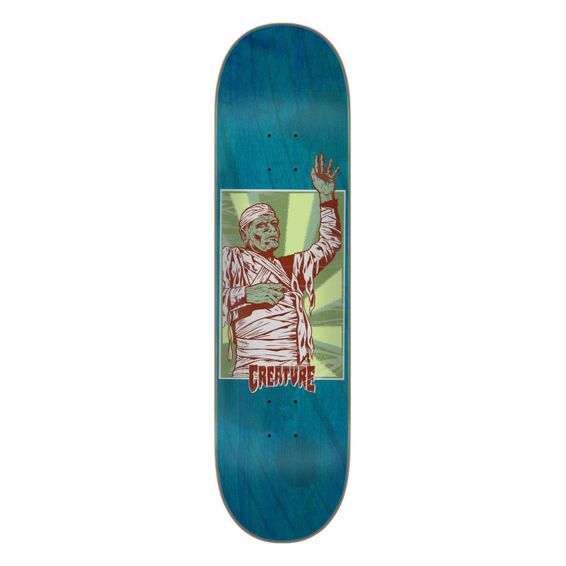 8.25in Mummy 2 Creature Birch Skateboard Deck No Color 8.25in x 32.04in