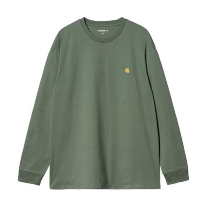 Carhartt WIP L/S Chase T-Shirt Duck Green/Gold M