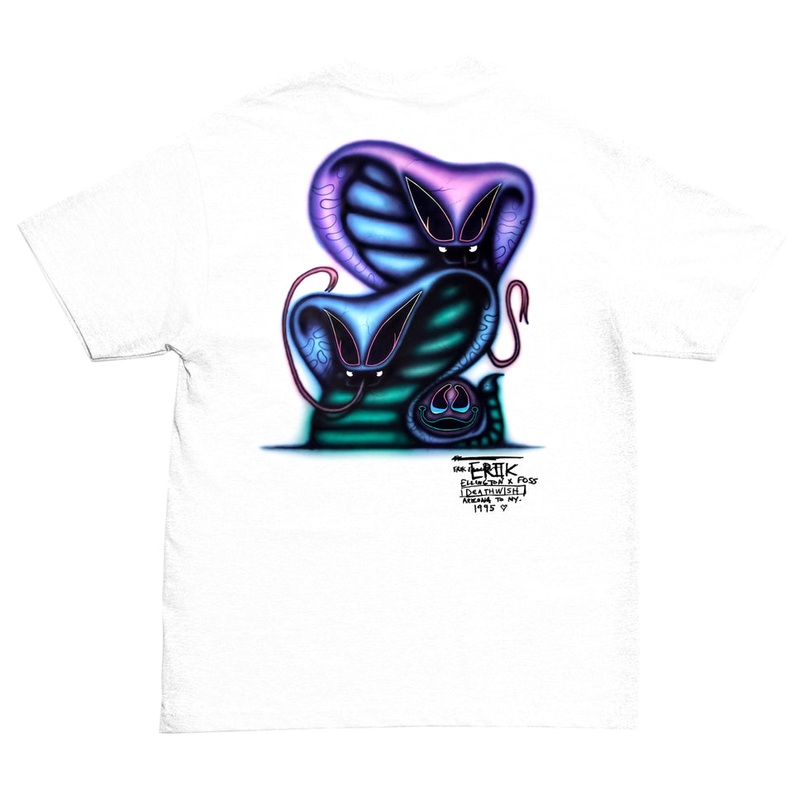 Deathwish Twins T Shirt White Medium