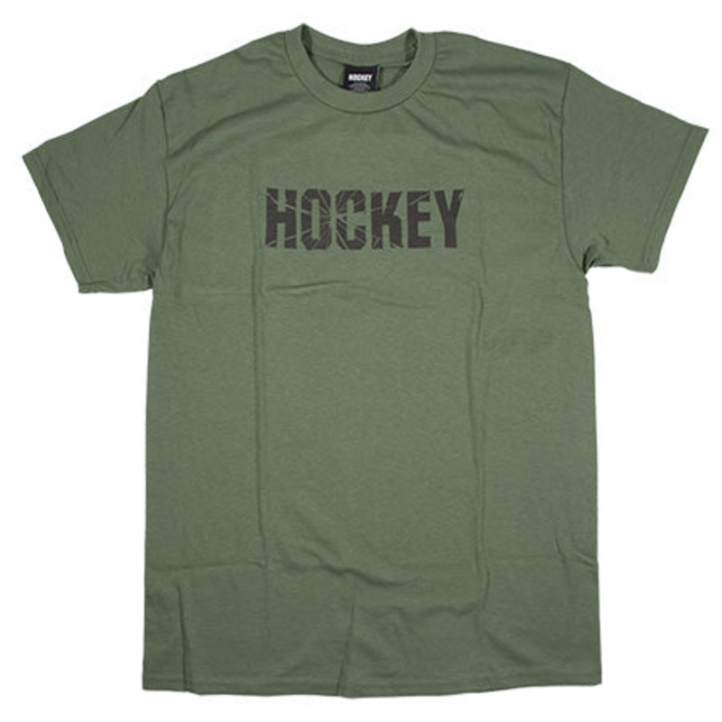 Hockey Shatter T Shirt Military Green Large