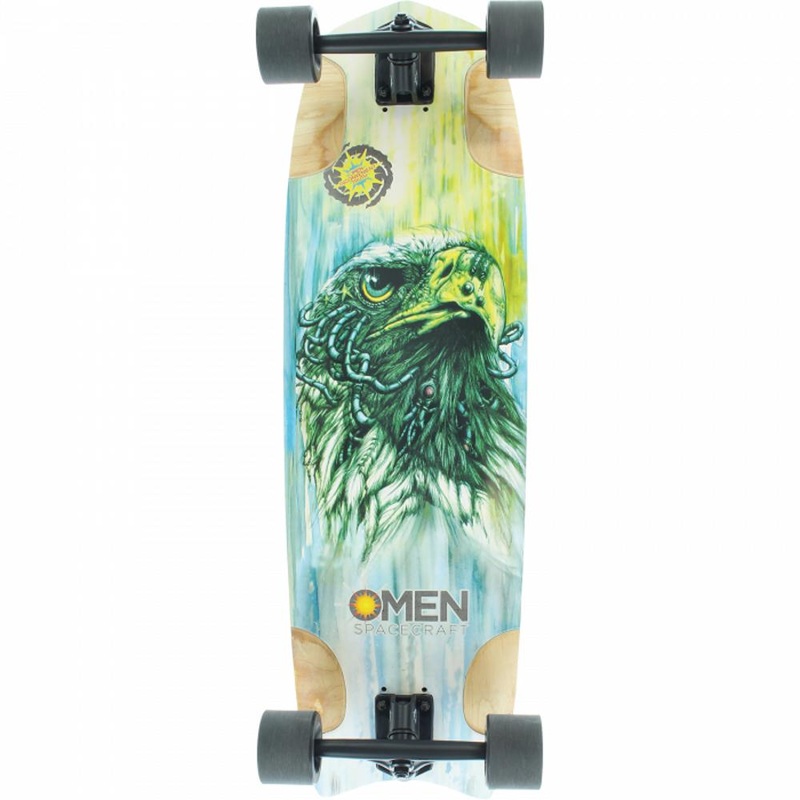 Omen Roswell Eagle Rat Rod 32.5″ Longboard Complete Complete