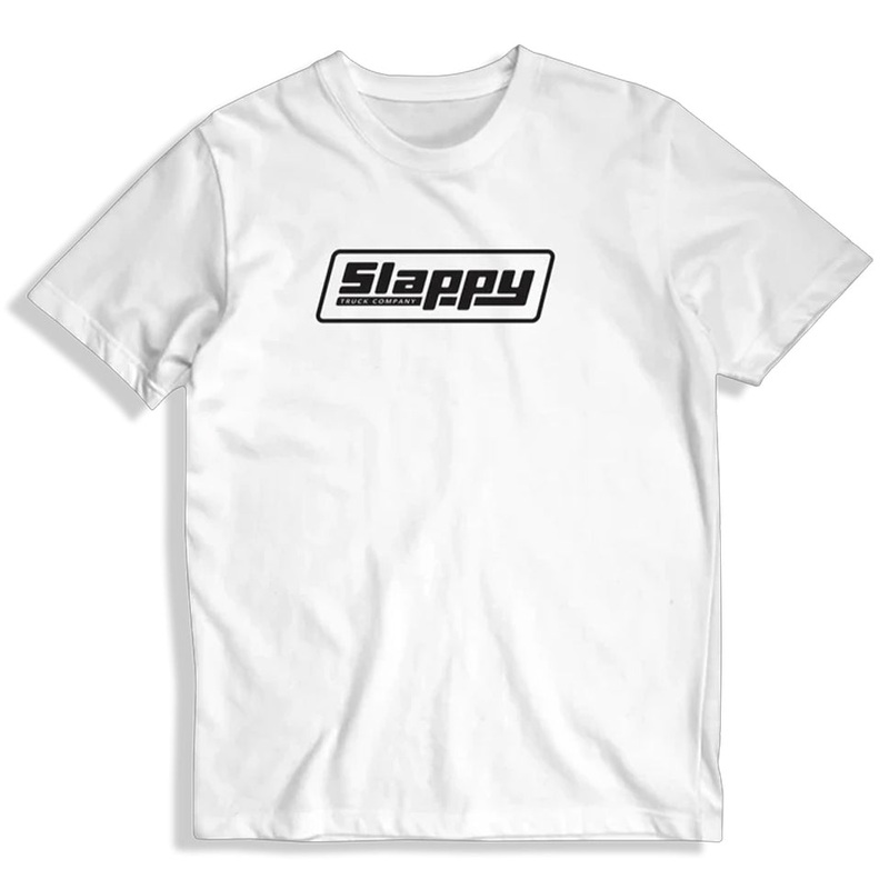 Slappy Trucks OG Logo White T Shirt White Small