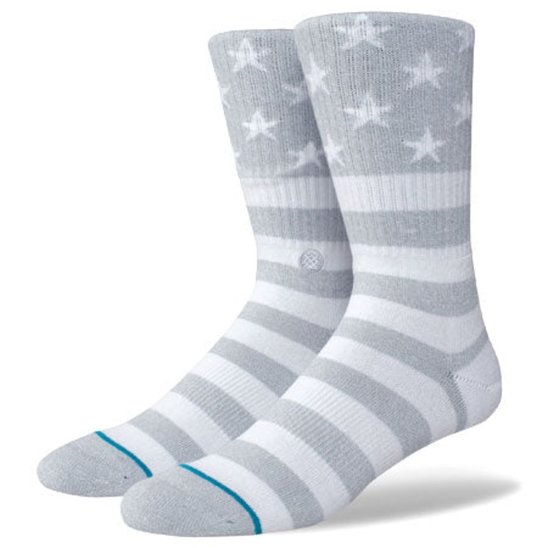 Stance The Fourth Crew Socks Grey Large