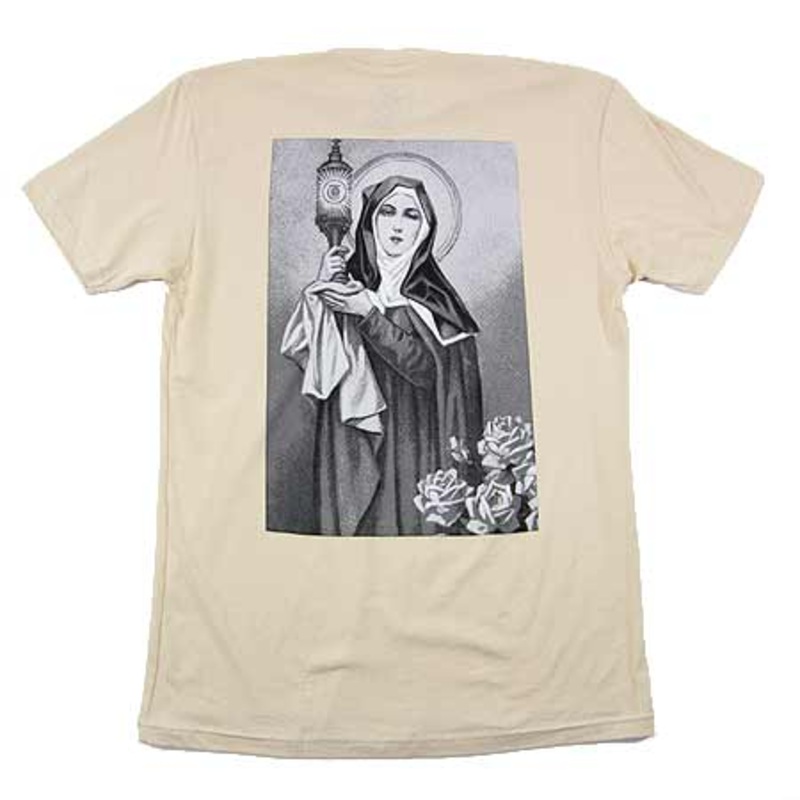Theories New Religion T Shirt Cream/ Black Medium