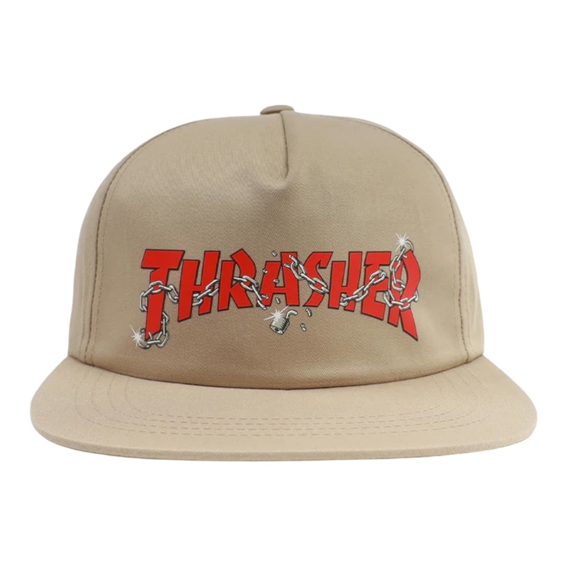 Thrasher Chains by Daniel Shepard Hat Khaki OS