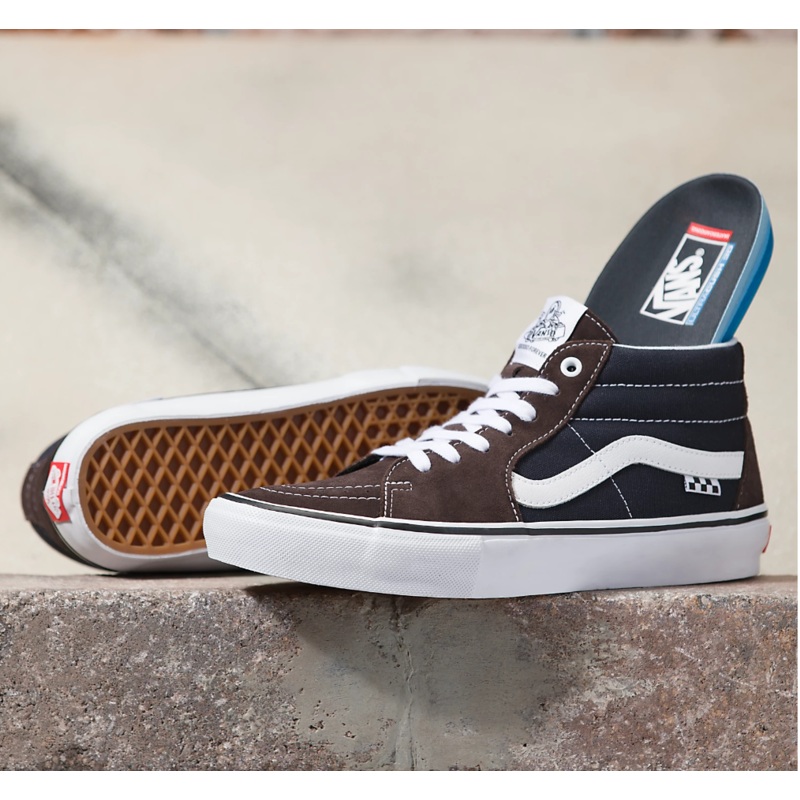 Vans Shoes “Skate Grosso Mid- Brown/Navy” 9