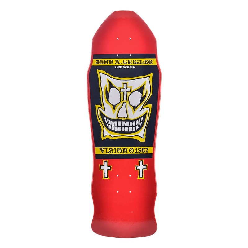 Vision Grigley I 9.5″ Skateboard Deck Red