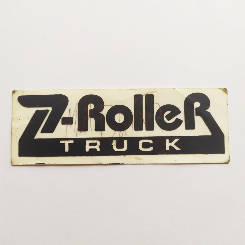 Z-Roller Trucks Old School Skateboard Sticker