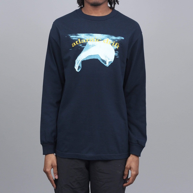 Atlantic Drift Save Bags Longsleeve T-Shirt Navy Small
