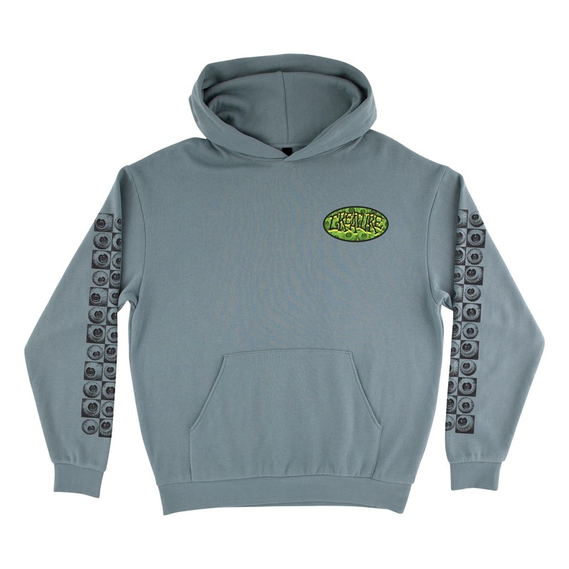 Crash & Burn Mens Creature Hoodie Blue Magic S