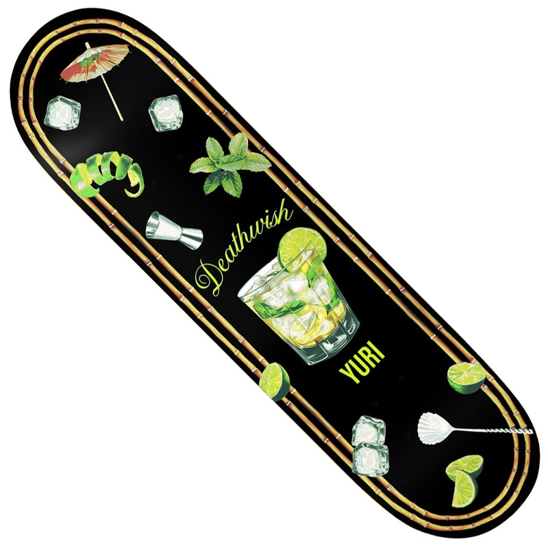 Deathwish Yuri Remedy Deck Black 8.475 x 31.875 WB:14.25
