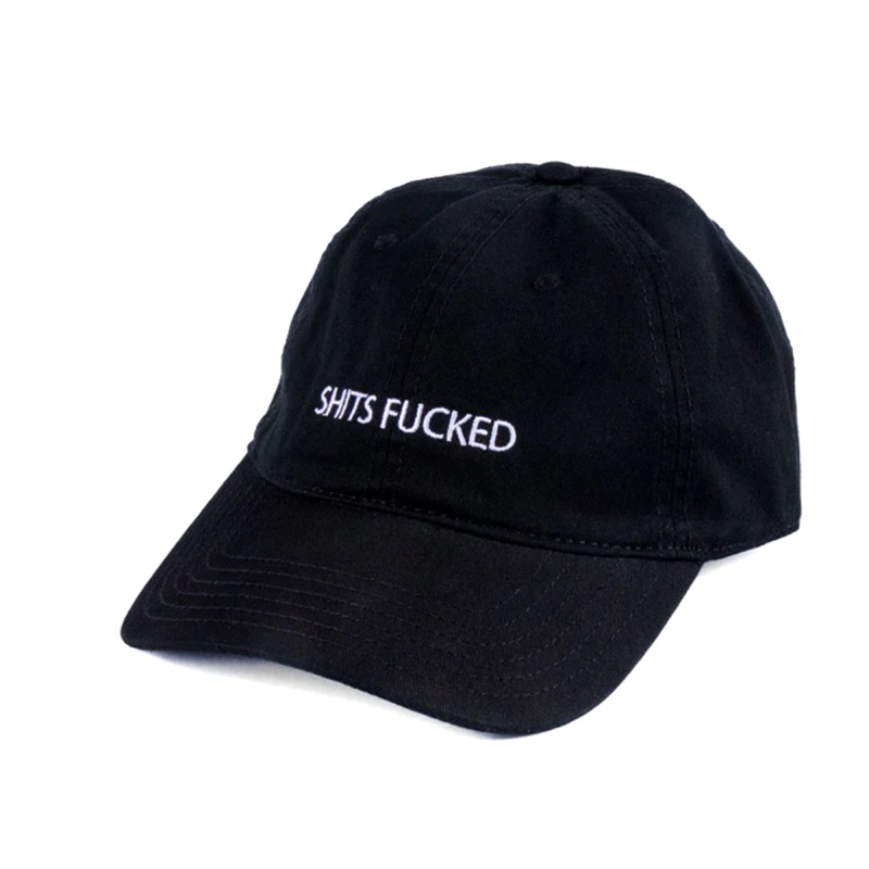 Designer Trash “Shits Fucked” Hat – ( Black )