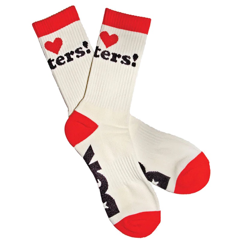 DGK Haters Sand Red Crew Socks Sand/ Red One Size Fits All