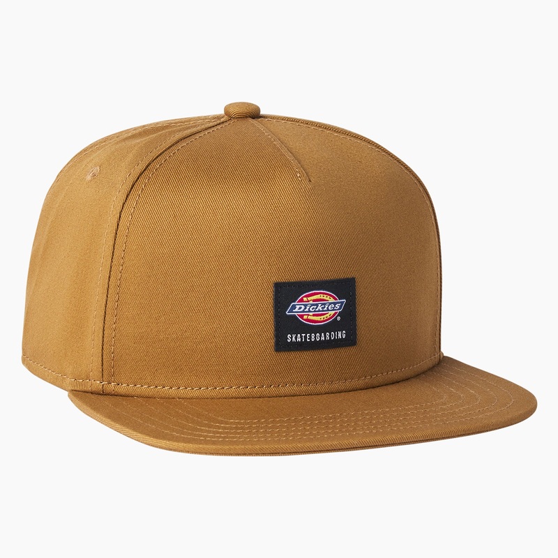 Dickies Skateboarding Mid Pro Snapback Cap – Brown Duck Brown Duck