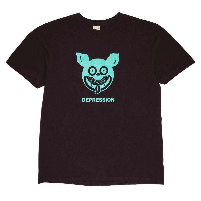 Fucking Awesome Depression T Shirt Black Medium
