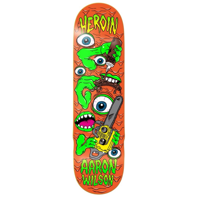 Heroin Aaron Wilson Mutate or Die 8.5″ Skateboard Deck 8.5″ WB 14.0″