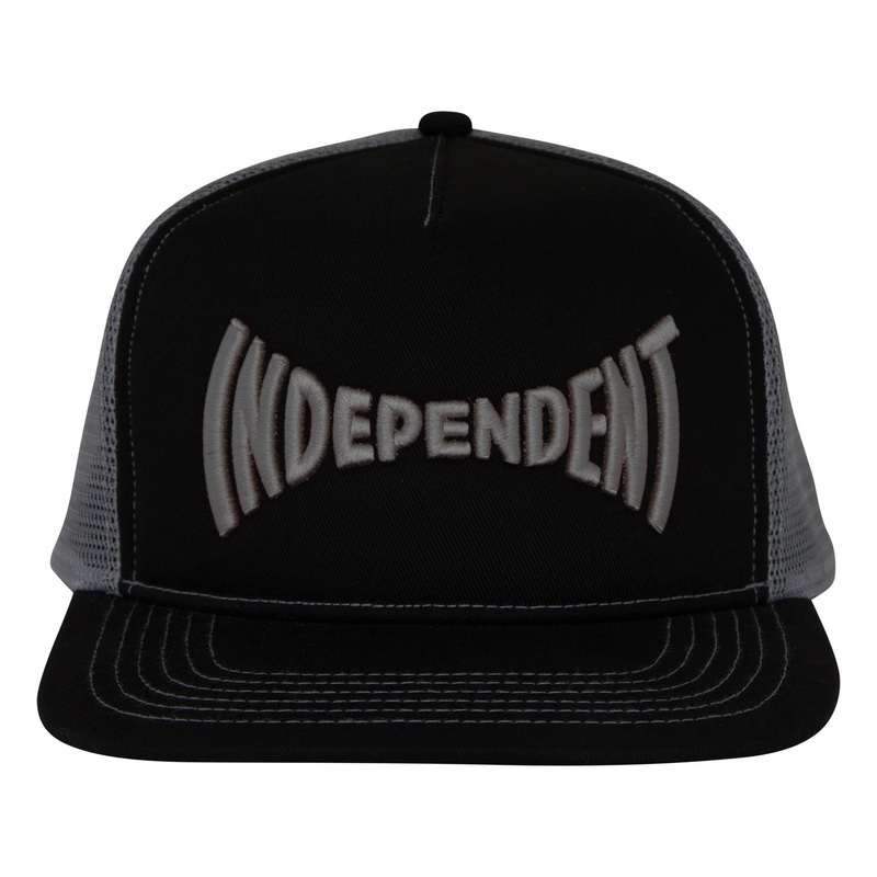 Independent Trucks “Span” Trucker Snapback Black/Grey